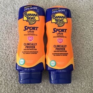 New Banana Boat Sport Ultra 50+ Sunscreen
